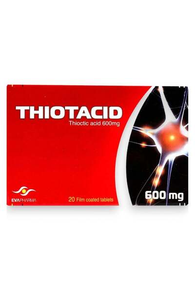 EVA PHARMA Thiotacid 600mg, 20 Film Coated Tablets
