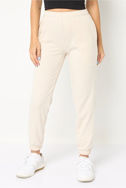 Core Elements Women Regular Fit Solid Jogger Pants, Beige