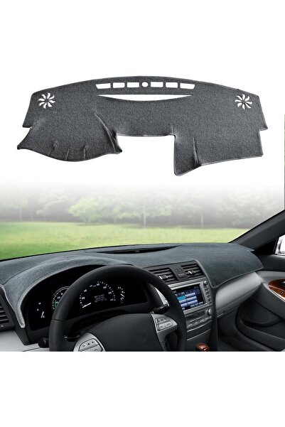 Generic بوسيد غطاء داش غطاء لسيارة تويوتا كامري 2007-2011، رمادي