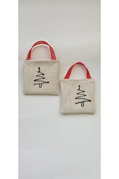 mudikonsept 5’li Küçük Hediye Kesesi(Çam Ağacı) – Takı, Yüzük, Nişan Şekeri v...