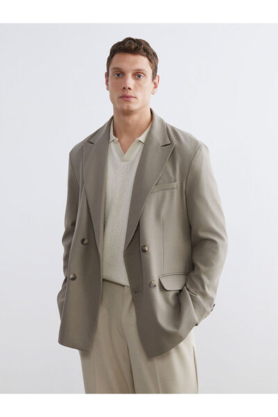 LC Waikiki Lcw Vision Green Standard Fit Men's Blazer Jacket