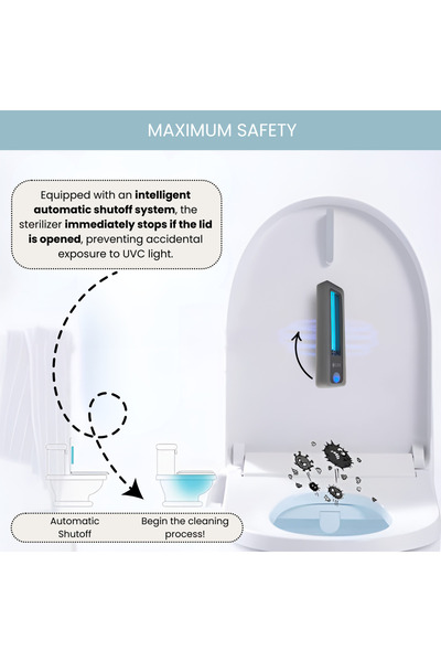 SELERIS Sterilizator UVC, SELERIS®, senzor automat, sterilizare 99.99%, 500mAh, micro USB, 95g, gri