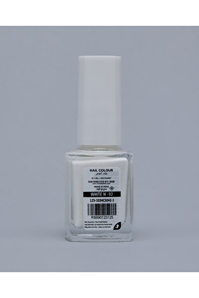 R&B White Women's White Rb-231 Nail Polish, 10Ml