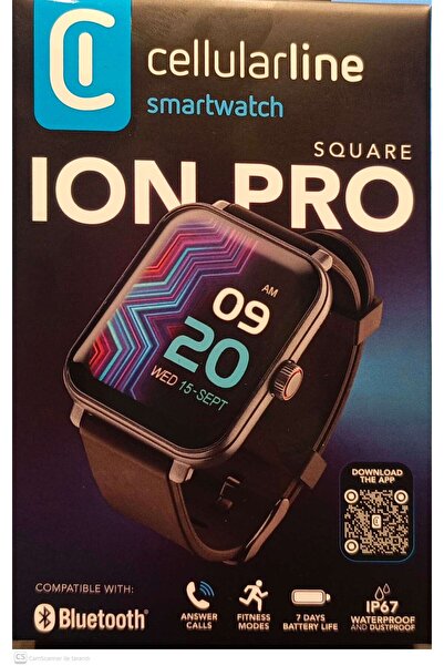 Cellularline ION PRO SQUARE akıllı saat