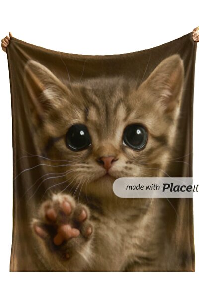 AngelsHome Special Design Luxury 100*150 cm Quick Drying Water Absorbent Bathroom&Beach&Sports Towel Single Cat