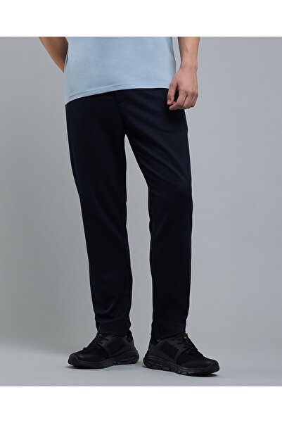 R&B Solid Trackpants With Drawstring Waist