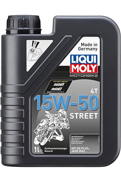 Liqui Moly زيت محرك 15W50 4T بتقنية ستريت الاصطناعية (1 لتر) (LM030) للدراجات...
