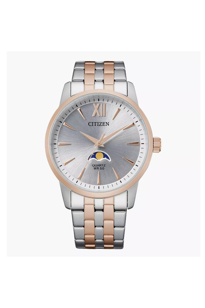 Citizen Moonphase AK5006-58A Silver Dial 42mm Stainless Steel Men's Watch