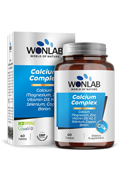 WONLAB Kalsiyum Kompleks 60 Tablet