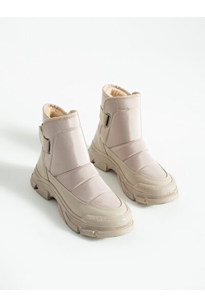 ALEMDAR AYAKKABI Γυναικείες μπότες MANAG Cream Feather