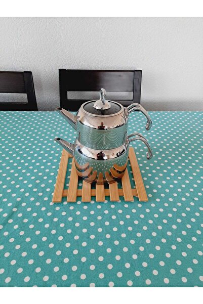 bir sürü eşya pak market Wooden Bamboo Trivet Tea Pot Coaster Square Pot Holder Tea Pot Mat