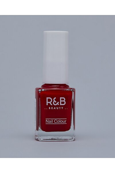 R&B Red Women's Red Rb-208 Nail Polish, 10Ml
