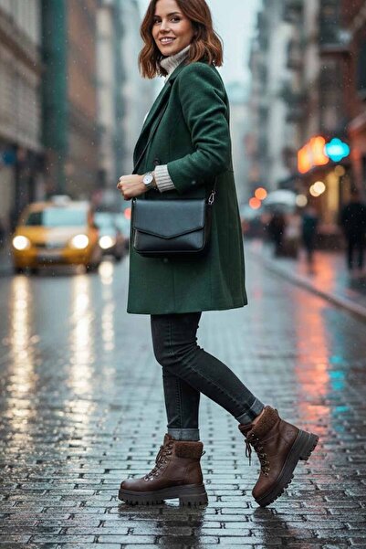 U.S. Polo Assn. U.S Polo Assn Kadın Bot Ayakkabı Kahverengi