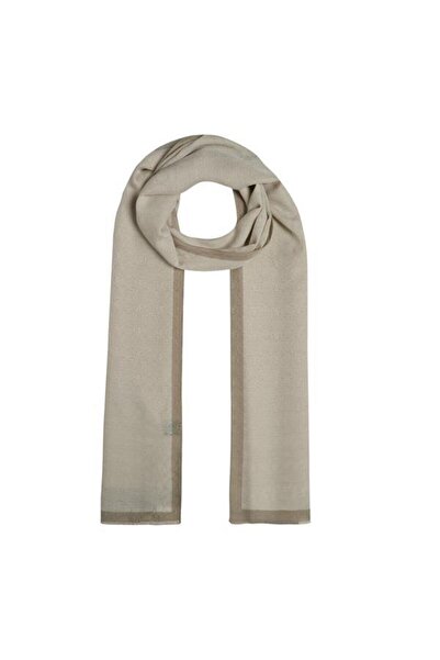 ipekevi Şal Monogram - Alb Nisip