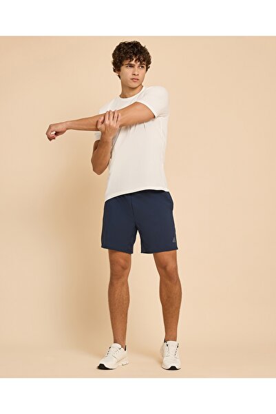 R&B Logo Detail Active Shorts With Elastic Waist