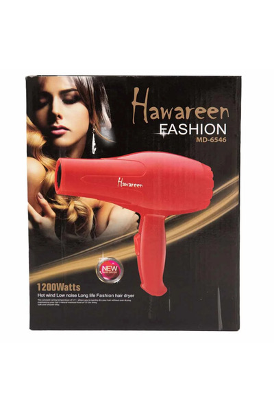 Kovar Hawareen 1200W Hair Dryer, Low Noise Hair Dryer- Black