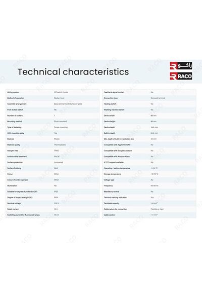 Legrand RACO Mallia Senses Switch, Champagne Finish, Screw Terminals, 16A 250V, 1 Gang 2 Way
