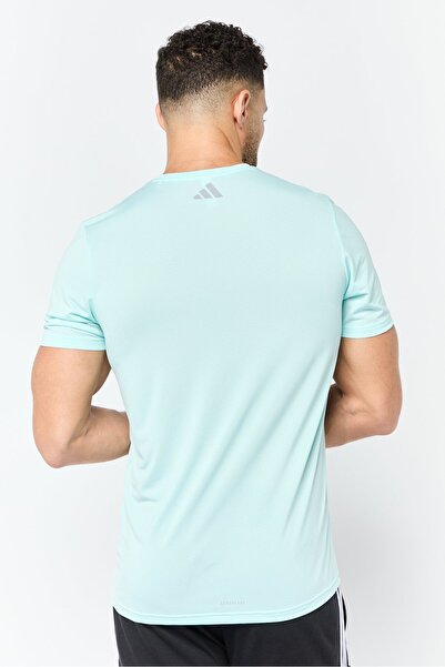 adidas Men Sportswear Fit Short Sleeve Training T-shirt, Turquoise