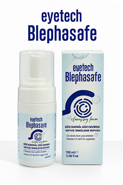 eyetech Blephasafe 100 ml Kirpik , Göz Çevresi Ve Yüz Temizleme Köpüğü