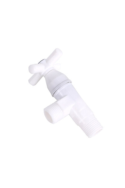 Lawazim Plastic Angle Valve - 90° Shut-Off Water Control Valve Leak-Proof