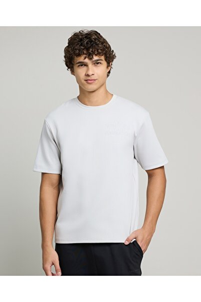 R&B Solid T-Shirt With Crew Neck And Short Sleeves