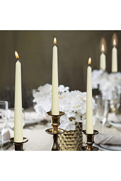 Bolsius Taper Candles 10 In. (10 Count - Ivory)