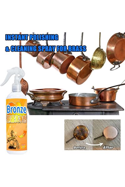 KASTWAVE Instant Polishing & Cleaning Spray for Copper and Brass, 8 oz