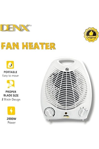 Generic 2000W Electric Heater with 3D Flame Atmosphere Light, AdjustableTemperature, 60cm Wide Air