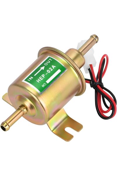 AZONEE مضخة وقود كهربائية 12 فولت، مضخة خطية منخفضة الضغط شديدة التحمل للبنزي...