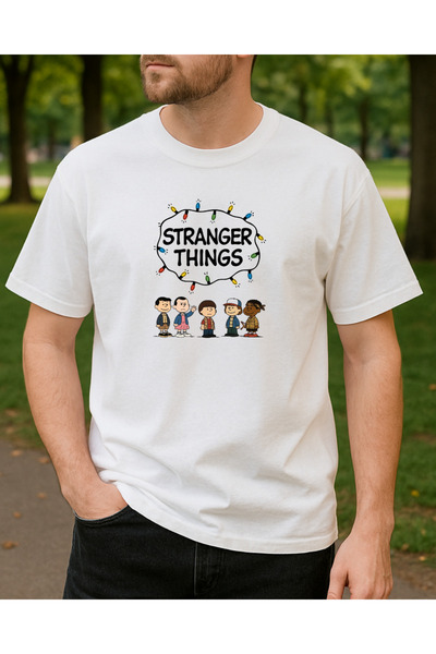 Ebiidesign Stranger Things Printed t Shirt