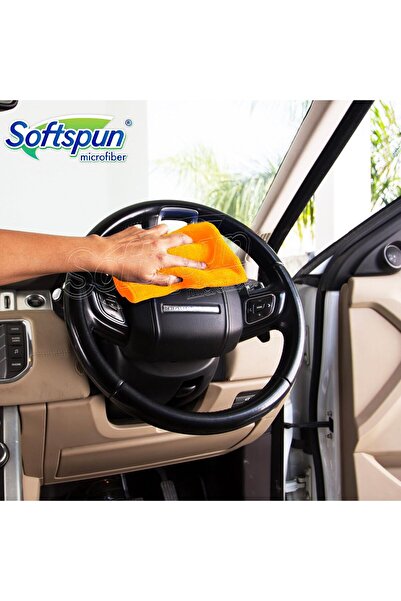 SOFTSPUN Microfiber Cloth - 10 pcs 40x40 cm 340 GSM Multi-Color