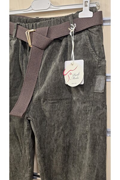 Park Moda Belted Velvet Trousers