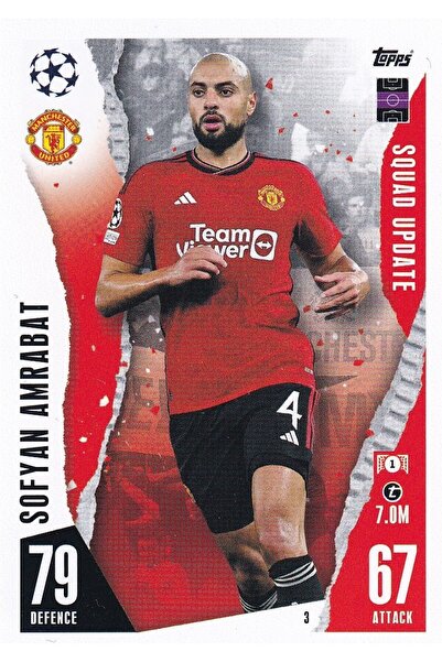 Topps تحديث فريق دوري أبطال أوروبا إكسترا 23/24 من ماتش أتاكس - سيفيان أمرابات