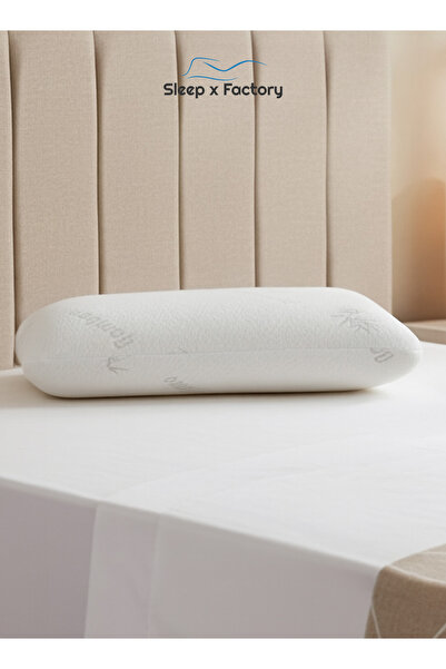 Sleep x Factory وسادة من إسفنج الذاكرة من الخيزران - وسادة دعم طبية مصنوعة من إسفنج الذاكرة