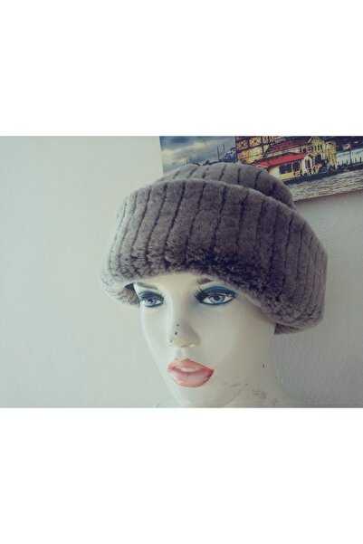 hoaryage Unisex Special Production Kalpak Hat Leather Hat