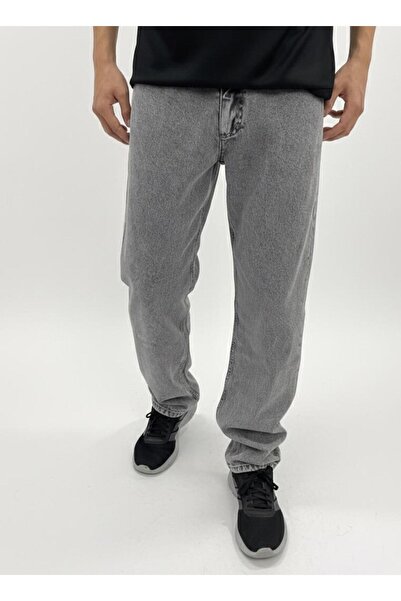baggy gri jean erkek