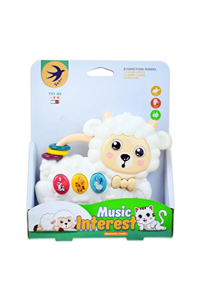 Genel Markalar Pilli Müzikli Kuzu Bebek İlk Piyanom 855-201D