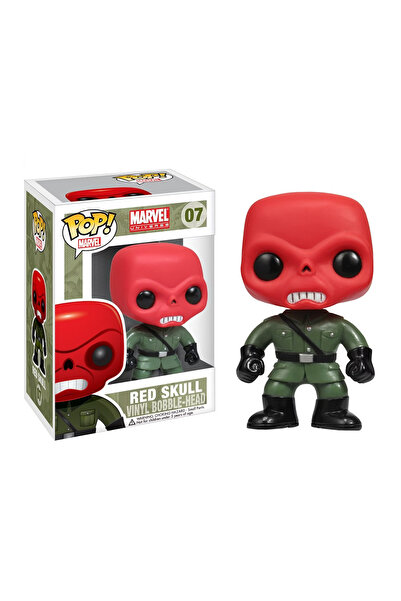 Funko Pop! Marvel # 07 Red Skull Vaulted Retired 2011 RARE Ultra Nadir Koleksiyonluk Figür