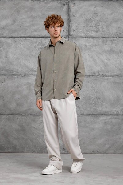 NOMARC Green 251 Modal Fabric Oversized Shirt