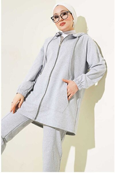 MODA VEDAT Kanguru Pocket K Hooded Double Set
