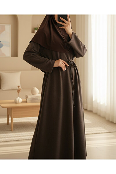 MissRunin Tie-Waist Round Neck Thessaloniki Dress