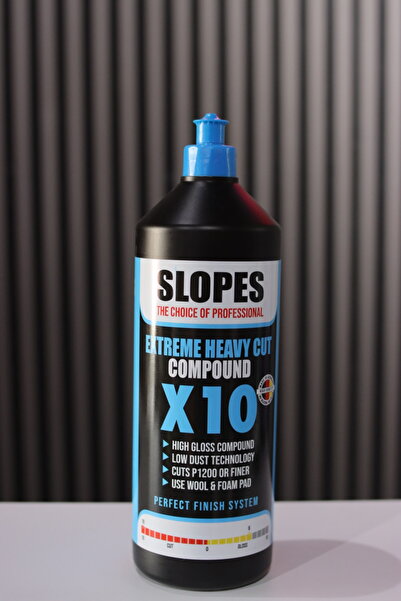 slopes X10 Agresif Çizik Çıkarıcı Pasta 1lt
