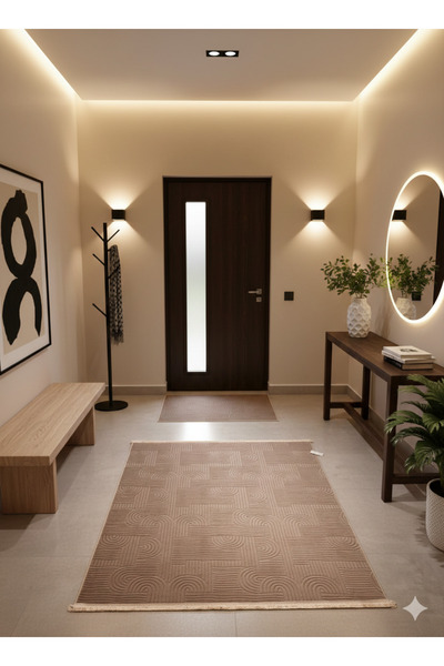 DORA Fendy Altı Kaymaz Taban Koridor Antre Mutfak Balkon Ve Diğer Yaşam Alanları İçin Halı