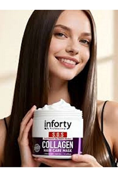 İNFORTY قناع الكولاجين لإصلاح الشعر في حالات الطوارئ (S.O.S) 500 جرام