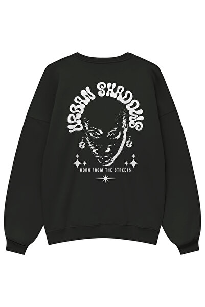 Holgim سترة Urban Shadows مطبوع للجنسين قصة فضفاضة