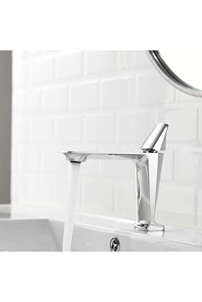 OEM AIan Short Chrome Silver Basin Faucet (87808S-C)