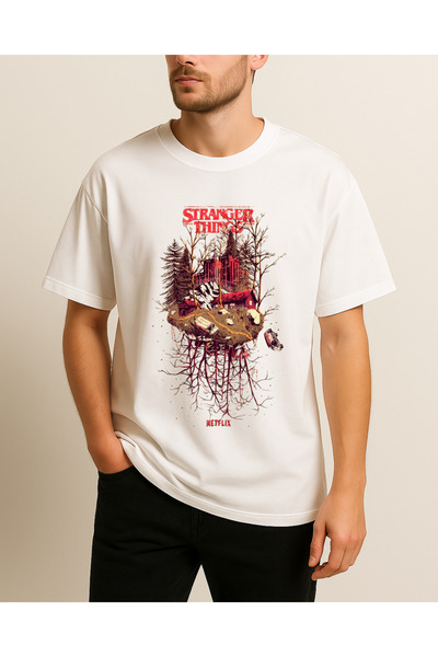 Ebiidesign Stranger Things Printed t Shirt