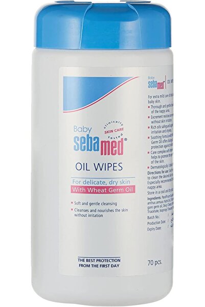 Sebamed Baby Oil Wet Wipes, Pack of 1, 56136