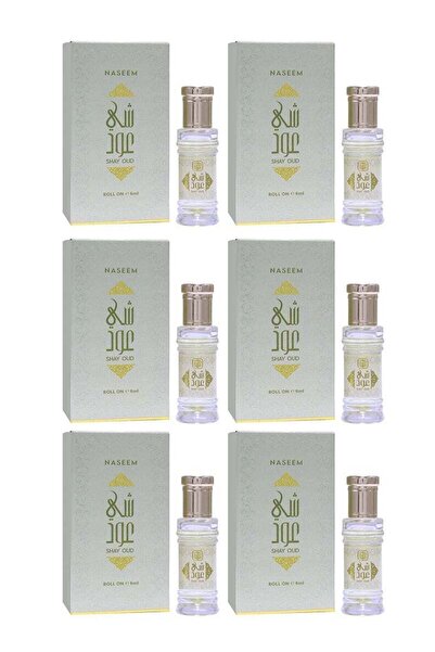 Naseem Shay Oud Perfume Oil Roll-On for Men - 6ml (Pack of 6)