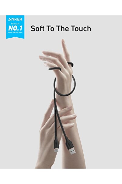 Generic Anker Car Carplay USB-A to USB-C Cable, USB 2.0, 6 ft, 2-Pack, Black